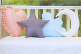 Star, Moon, Cloud, Heart Cushion